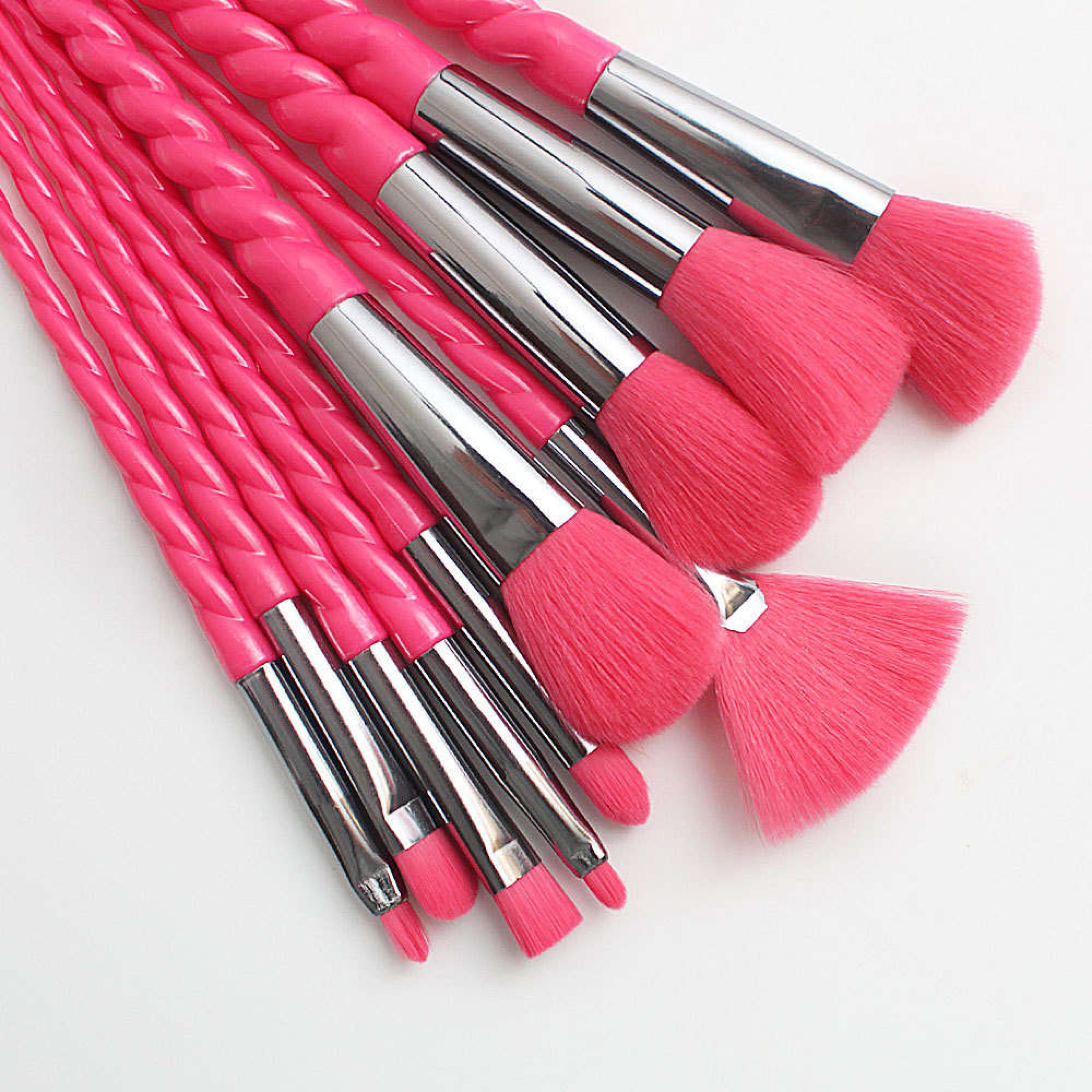 10 pcs NEON UNICORN BRUSH SET MISS APRIL FASHION GIRL