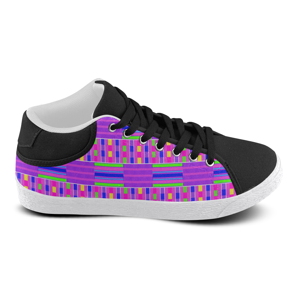 KUTE KENTE MID TOP CANVAS GIRLS' SNEAKERS (sz 5-11)