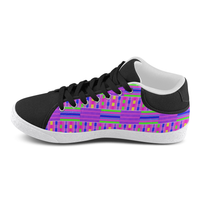 KUTE KENTE MID TOP CANVAS GIRLS' SNEAKERS (sz 5-11)